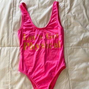 “Let’s Get Physical” Body Suit. Size S.